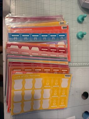 Scentsy label scent sheets